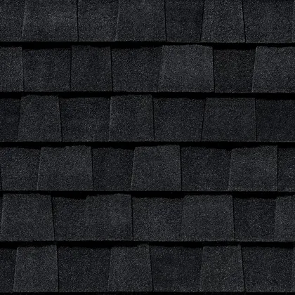 Cinder Black shingle swatch