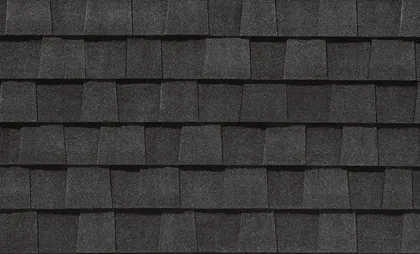 Max Def Charcoal Black shingle swatch