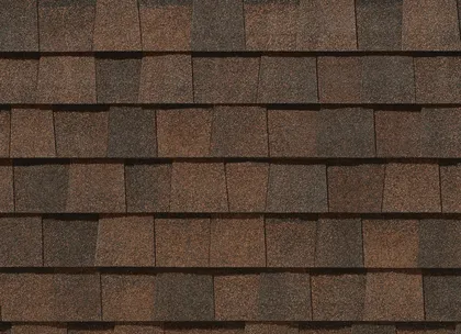 Burnt Sienna shingle swatch