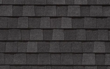 Charcoal Black shingle swatch