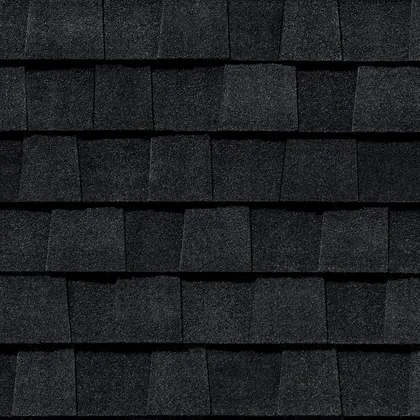 Cinder Black shingle swatch