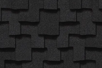 Charcoal Black shingle swatch